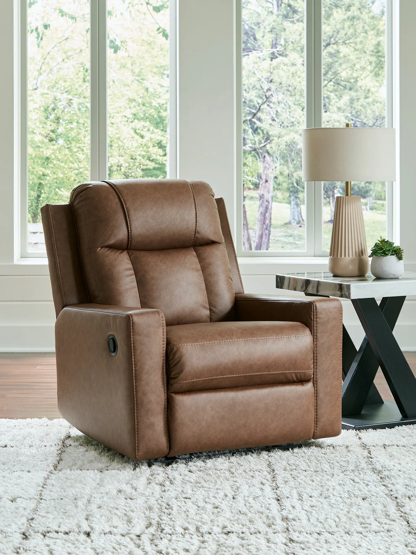 Mackmenville - Zero Wall Recliner - Caramel