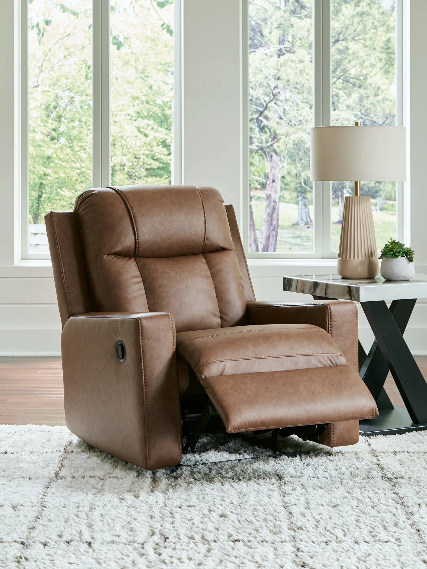 Mackmenville - Zero Wall Recliner - Caramel