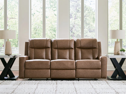 Mackmenville - Reclining Sofa - Caramel