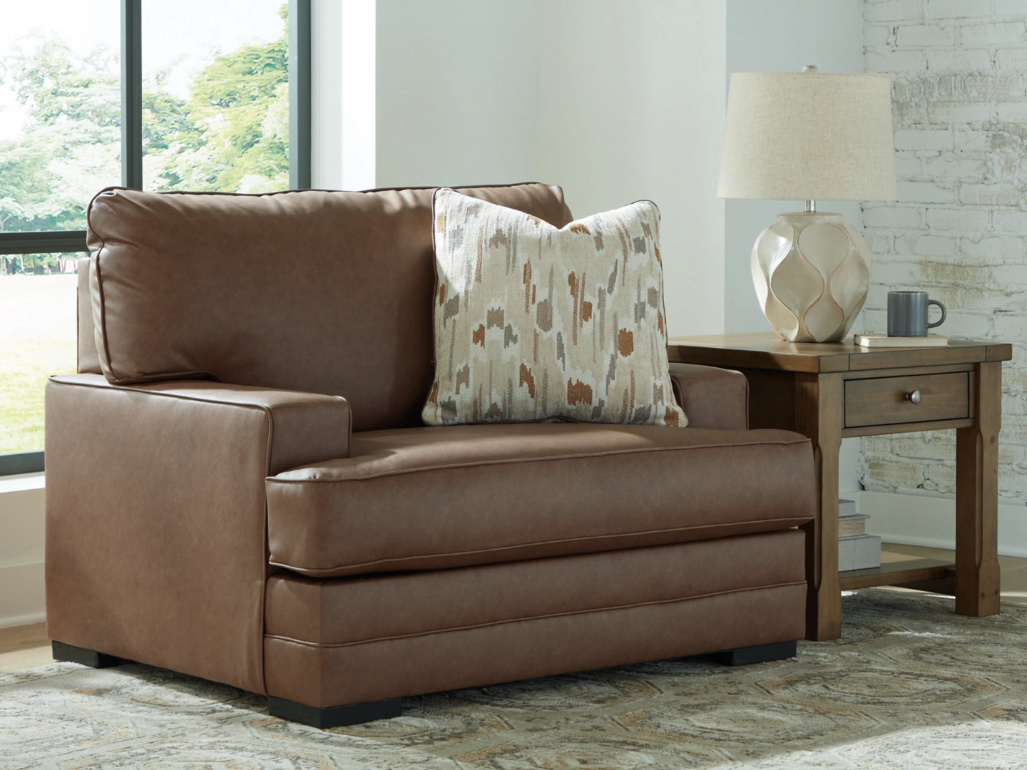VillaCourt - Caramel - Chair And A Half