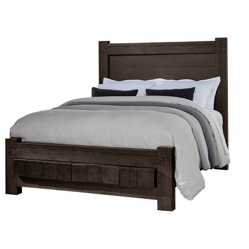 Dovetail - King Poster Bed With 6 X 6 Footboard - Java