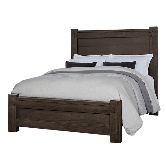 Dovetail - King Poster Bed With Poster Footboard - Java