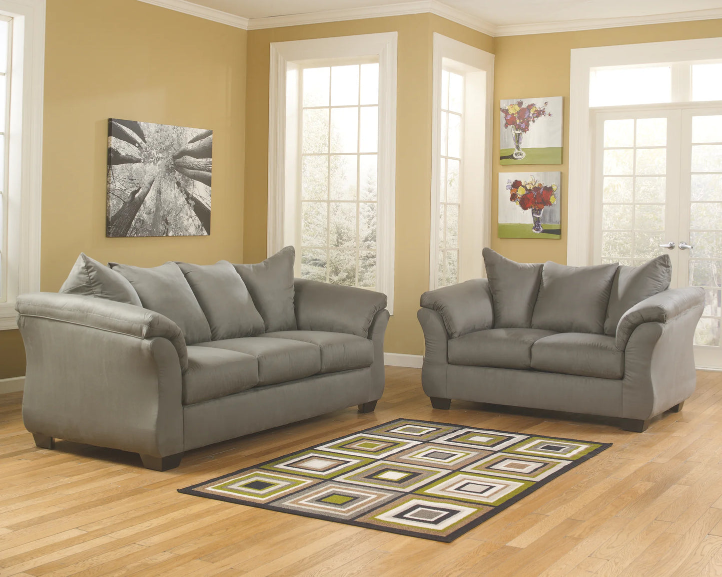 Darcy - Cobblestone - Loveseat