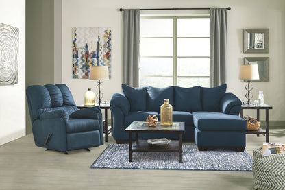 Darcy - Blue - Rocker Recliner