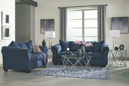 Darcy - Blue - Loveseat