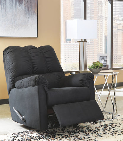 Darcy - Black - 3 Pc. - Sofa, Loveseat, Rocker Recliner