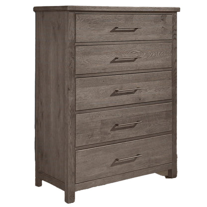 Dovetail - 5-Drawer Chest - Mystic Grey