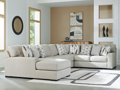 LaureLGrove - Pebble - 5-Piece Sectional With LAF Corner Chaise