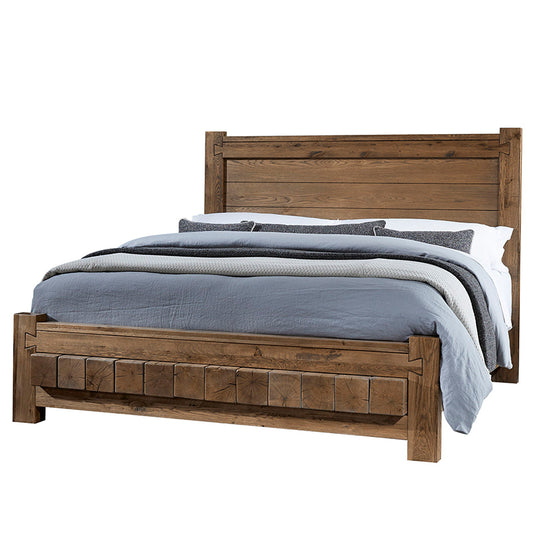 Dovetail - Queen Poster Bed With 6 X 6 Footboard - Natural