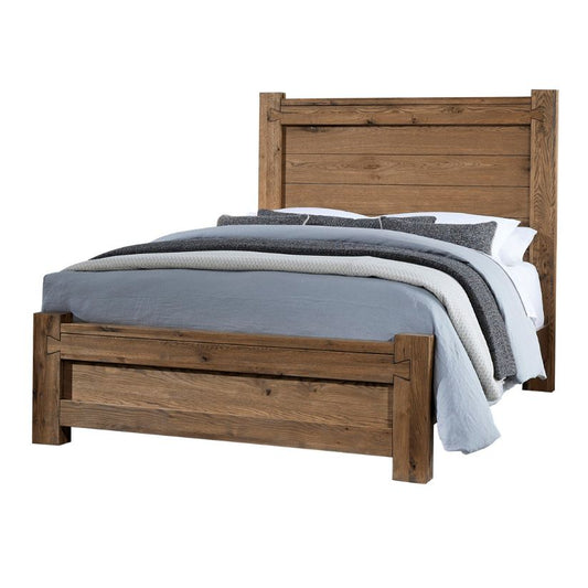 Dovetail - Queen Poster Bed With Poster Footboard - Natural