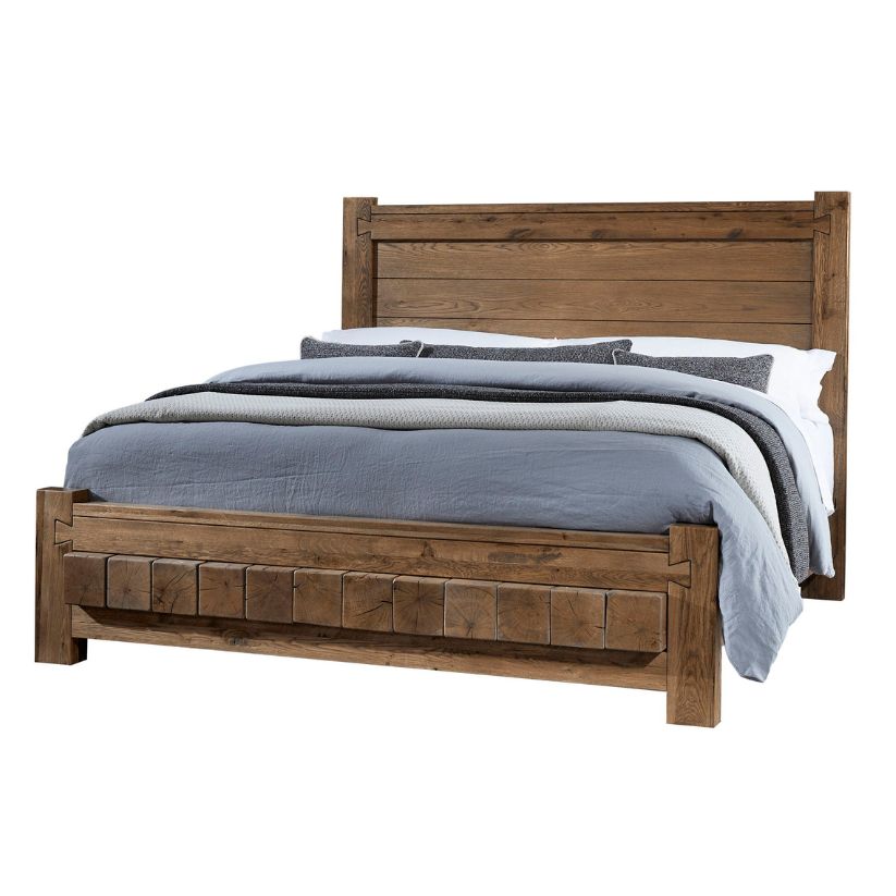 Dovetail - King Poster Bed With 6 X 6 Footboard - Natural