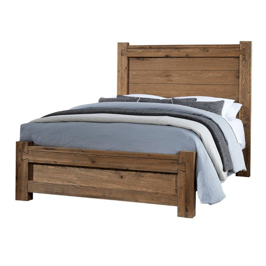 Dovetail - King Poster Bed With Poster Footboard - Natural