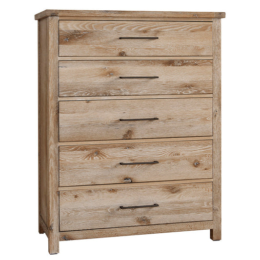 Dovetail - 5-Drawer Chest - Sun Bleached White