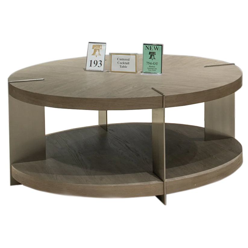 Harlow - Round Cocktail Table - Light Brown