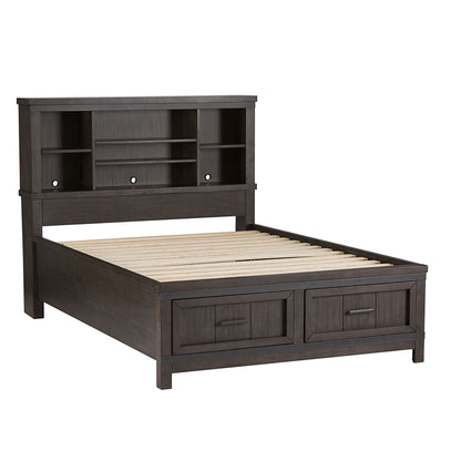 Thornwood Hills - Full Bookcase Bed - Dark Gray