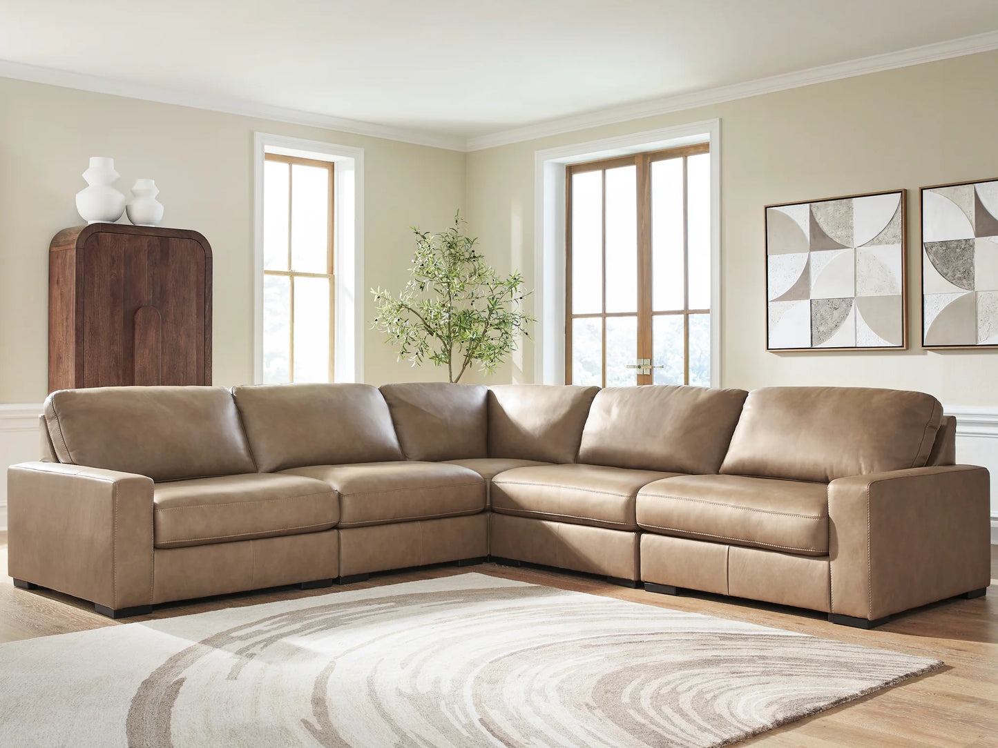 Veronella - 5-Piece Sectional - Sahara