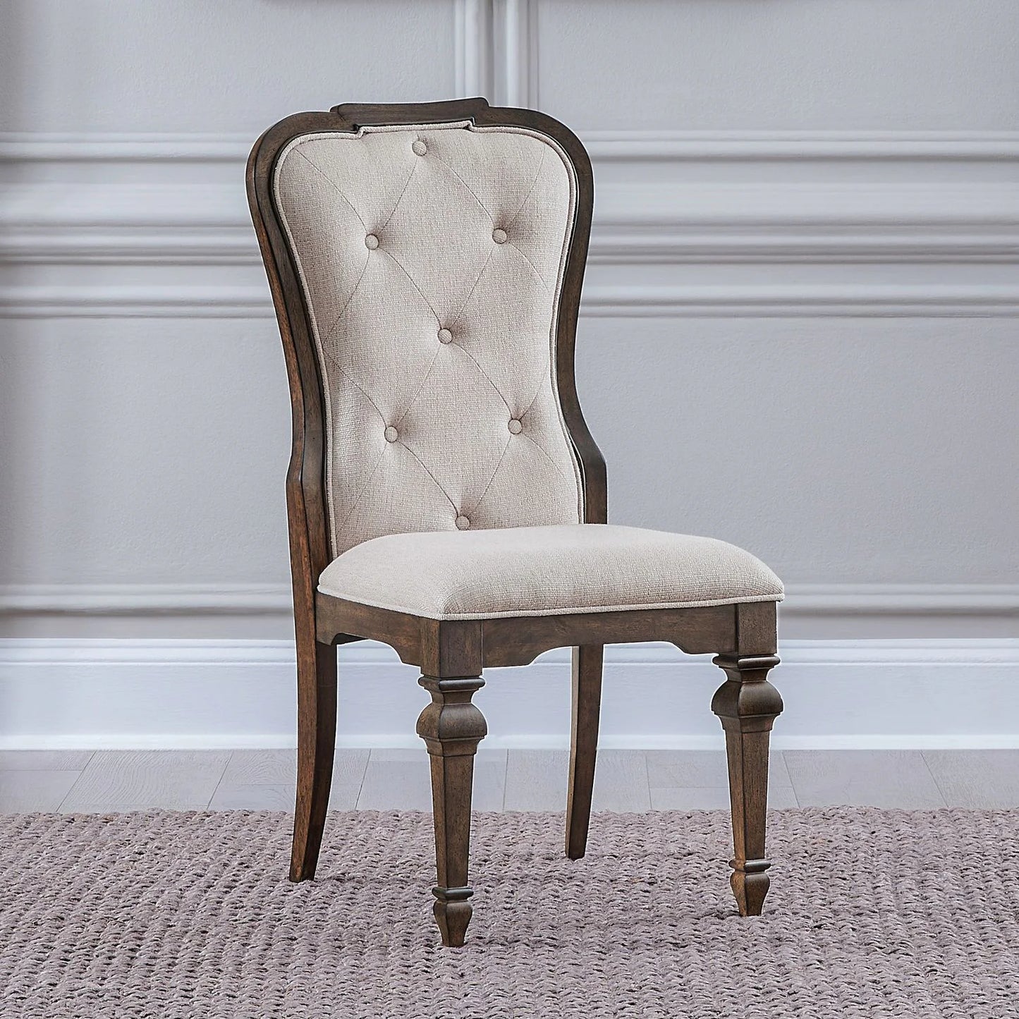 Provence Park - Upholstered Side Chair (RTA) - Brown