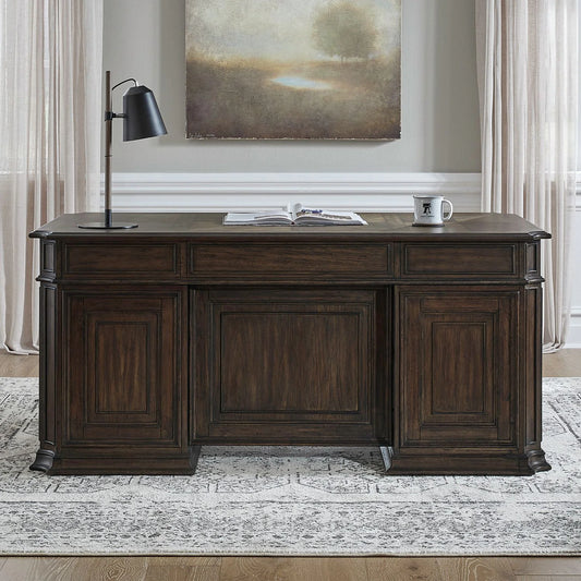 Provence Park - Jr Executive Desk - Brown