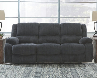 Draycoll - Dark Gray - 3 Pc. - Reclining Sofa, Loveseat, Rocker Recliner