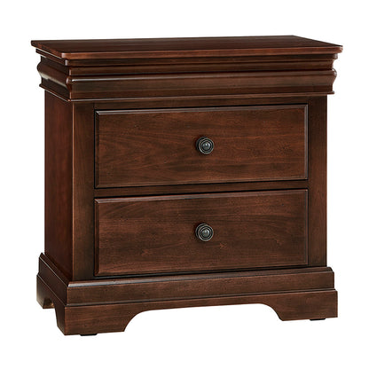 Vista - 2 Drawer Night Stand - Cherry