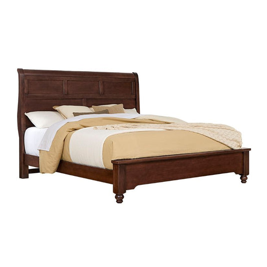 Vista - Queen Sleigh Bed - Cherry