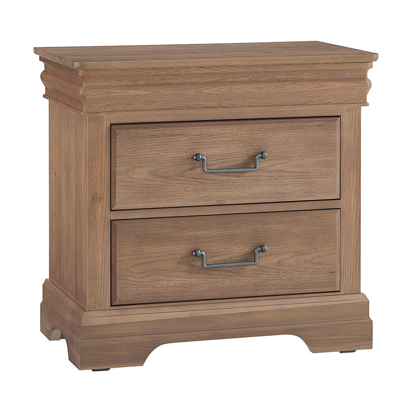 Vista - 2 Drawer Night Stand - Natural Oak
