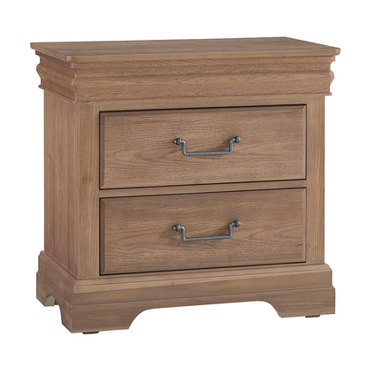 Vista - 2 Drawer Night Stand - Natural Oak