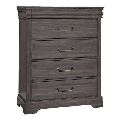 Vista - 5 Drawer Chest - Gray