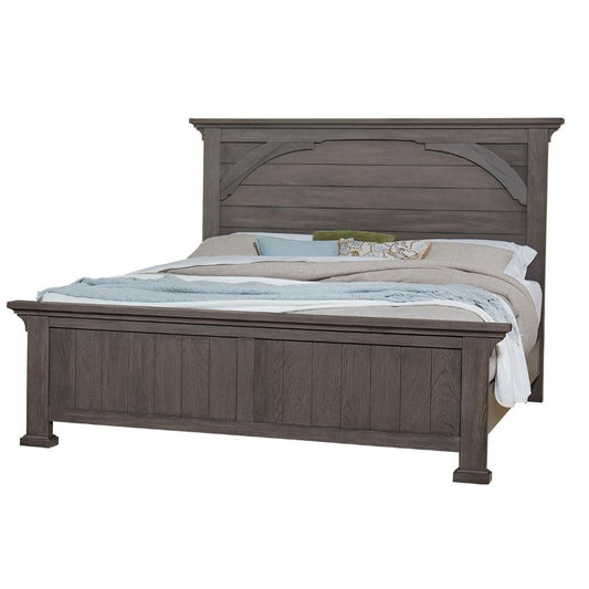 Vista - Queen Mansion Bed - Gray