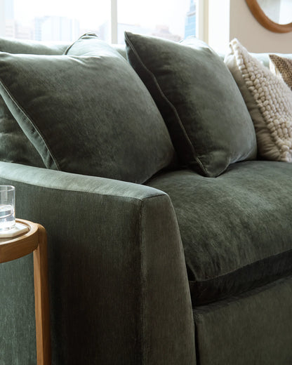 Carriage View - Jade - 3-Piece Sectional