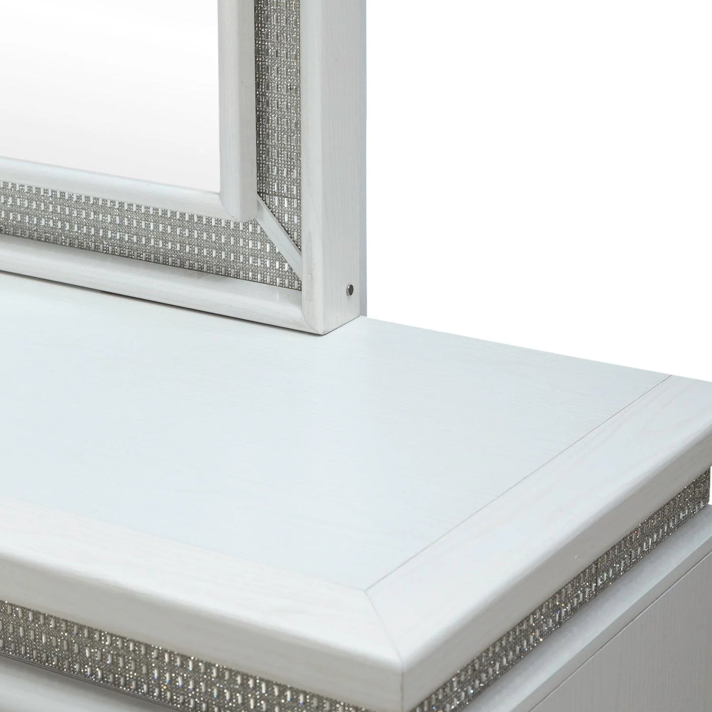 Reflections - Dresser & Mirror - White