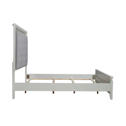Reflections - King Upholstered Bed - White