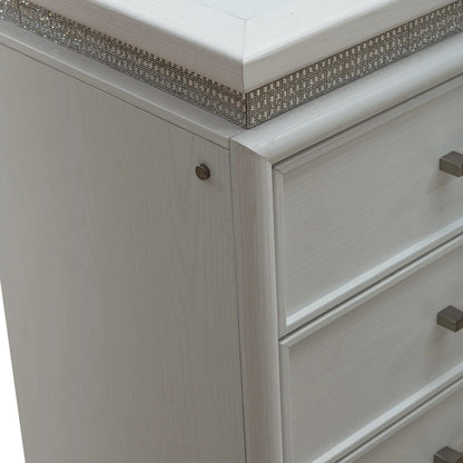 Reflections - 6 Drawer Dresser With Lights - White