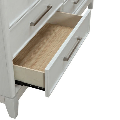 Reflections - 6 Drawer Dresser With Lights - White