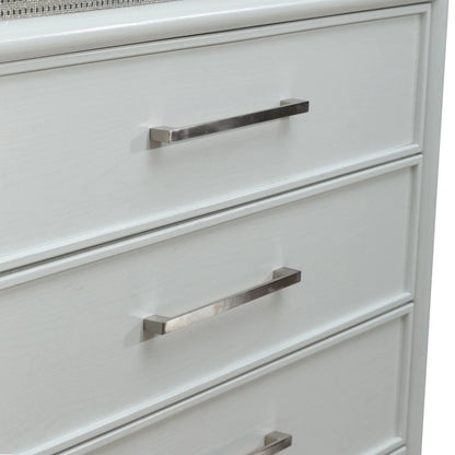 Reflections - 5 Drawer Chest With Lights - White