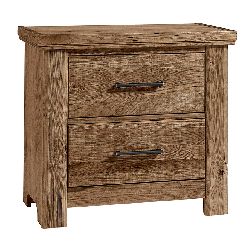 Yellowstone - 2 Drawer Night Stand - Chestnut Natural