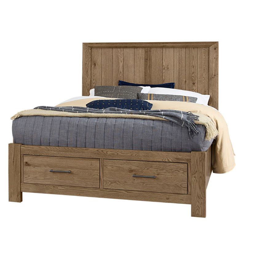 Yellowstone - King Storage Bed - Chestnut Natural