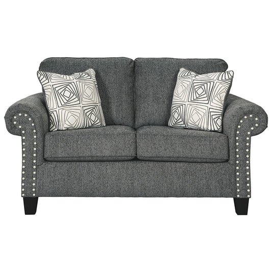 Agleno - Charcoal - Loveseat