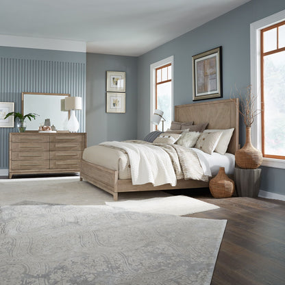 Brentwood - California King Panel Bed - Sandstone