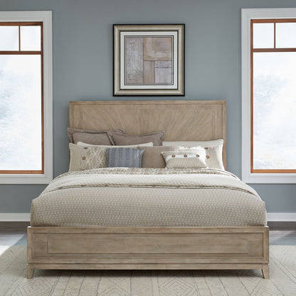 Brentwood - California King Panel Bed - Sandstone