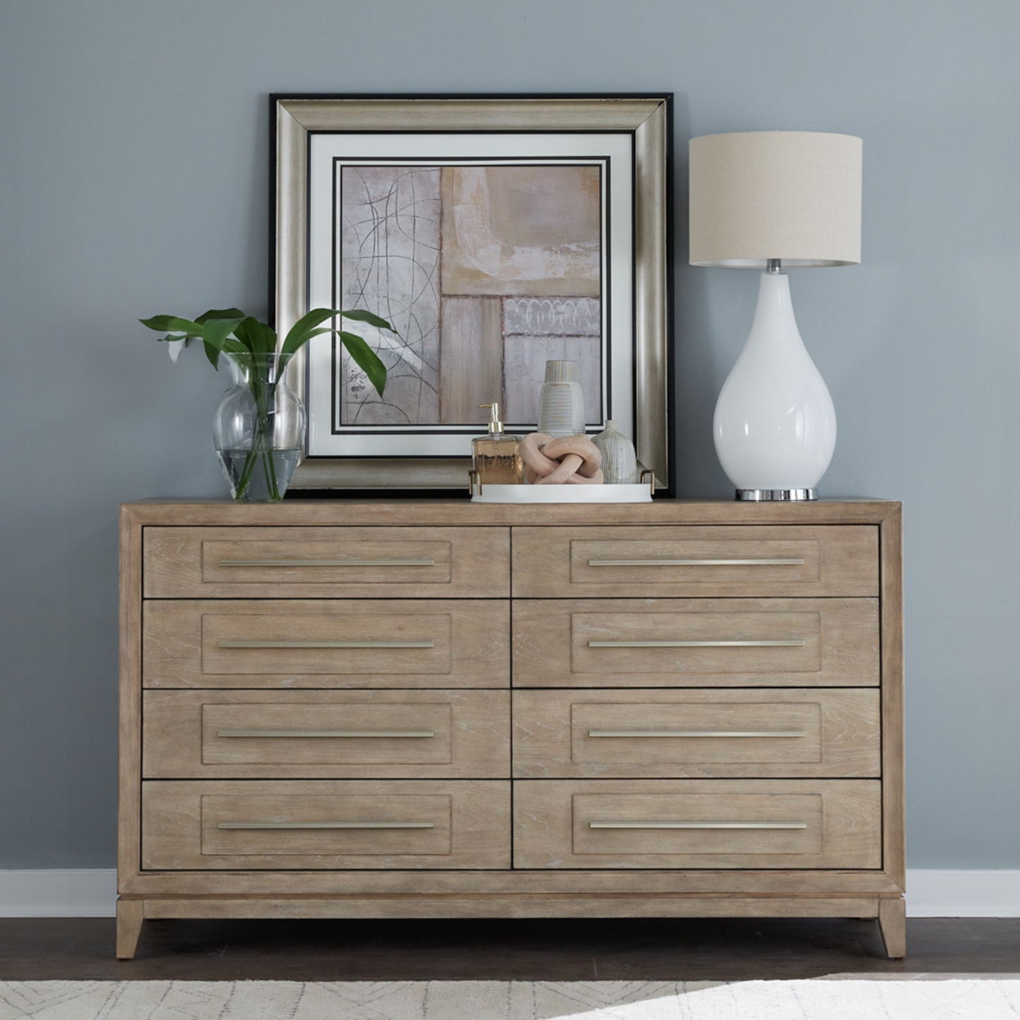 Brentwood - 8 Drawer Dresser - Sandstone