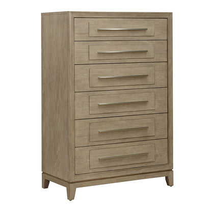 Brentwood - 6 Drawer Chest - Sandstone