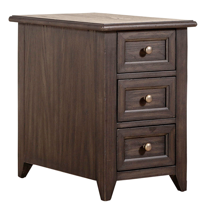 Mill Creek - Chair Side Table - Dark Brown