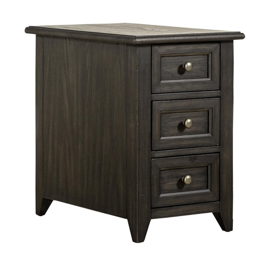Mill Creek - Chair Side Table - Dark Brown