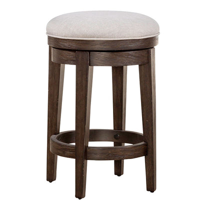 Mill Creek - Console Swivel Stool - Dark Brown