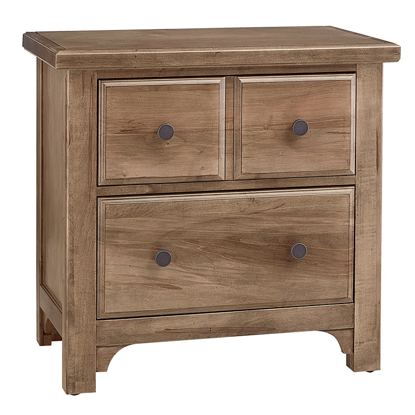 Cool Farmhouse - 2-Drawer Nightstand - Natural