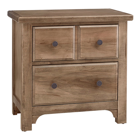 Cool Farmhouse - 2-Drawer Nightstand - Natural