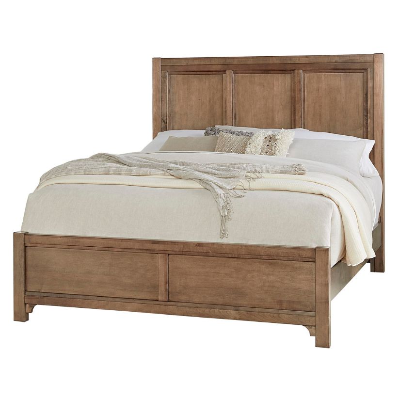 Cool Farmhouse - King Panel Bed - Natural