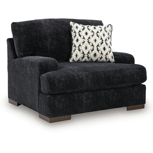Whitmore Manor - Chair And A Half - Black Pearl