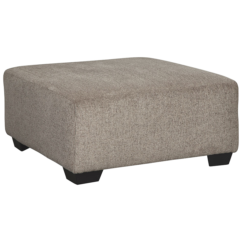 Ballinasloe - Platinum - Oversized Accent Ottoman